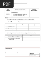 Matematik Tingkatan 2 Bab 3: Ungkapan Algebra II