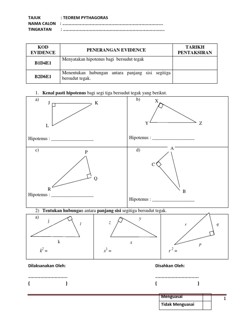 Bab 6 Teorem Pythagoras New Pdf