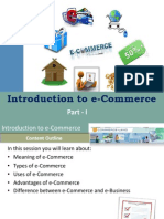 Introduction To E-Commerce: Part - I