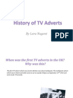 History of TV Adverts