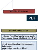 Metode Penelitian Acak Tersamar Ganda (Randomized Double Blind Controlled Trial)