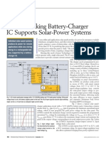 Power-Tracking Battery-Charger IC Supports Solar-Power Systems