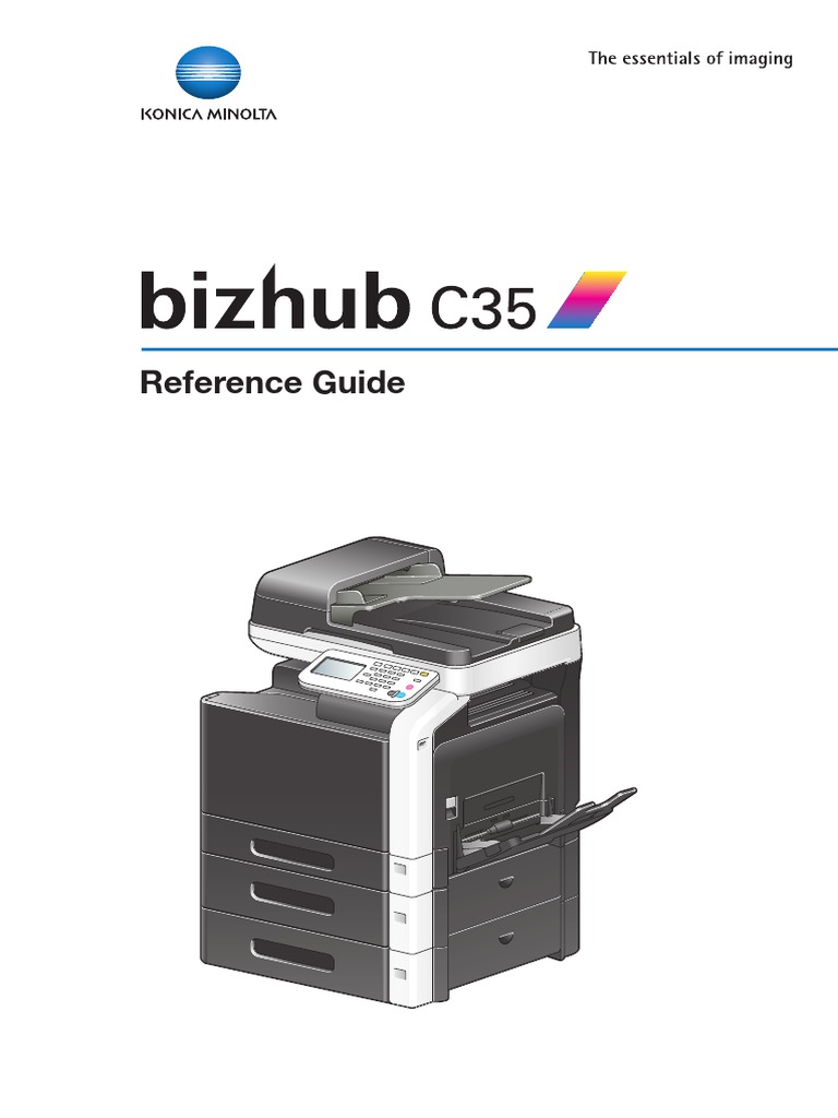 Konica Minolta Bizhub C35 Reference Guide PDF Contractual Term