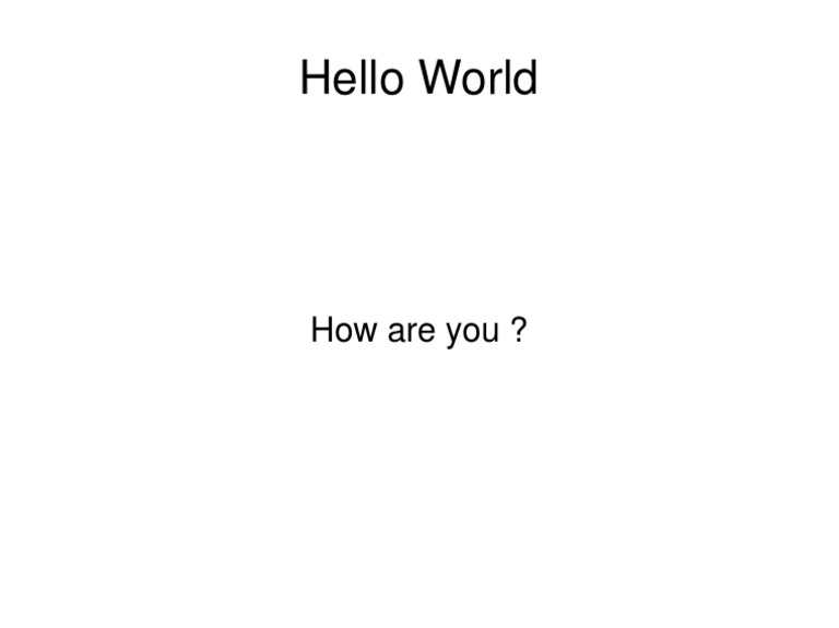 Hello | PDF