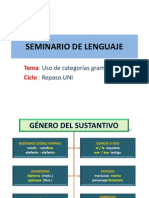 Seminario Usos de Categorias Uni 3