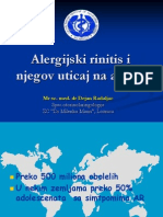 Alergijski Rinitis I Njegov Uticaj Na Astmu