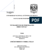 Perforación Direccional (Tesis) - Correa Tello PDF