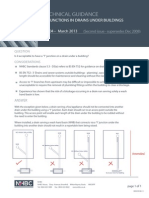 Technical Guidance: Y' Junctions in Drains Under Buildings