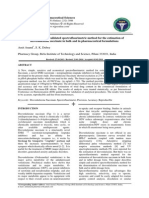 New, sensitive and validated spectrofluorimetric method for the estimation of desvenlafaxine succinate in bulk and in pharmaceutical formulations