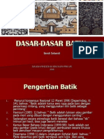 Dasar Dasar Batik