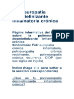 Polineuropatía Desmielinizante Inflamatoria Crónica