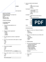 Assessment Tool For The Geriatric Patient