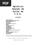 01 - Resumo 01 Aulas IPD.doc
