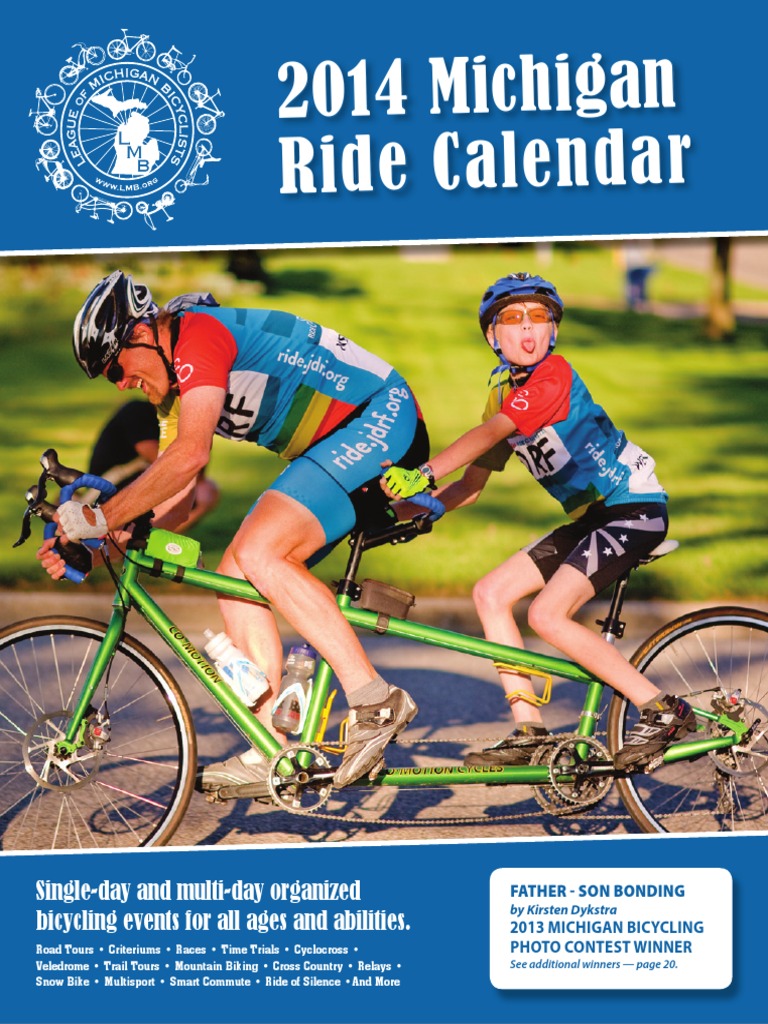 2014 Michigan Bicycling Events Calendar | PDF | Traffic Light | Trail