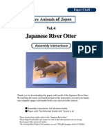 Paper Craft Otter Assembly
