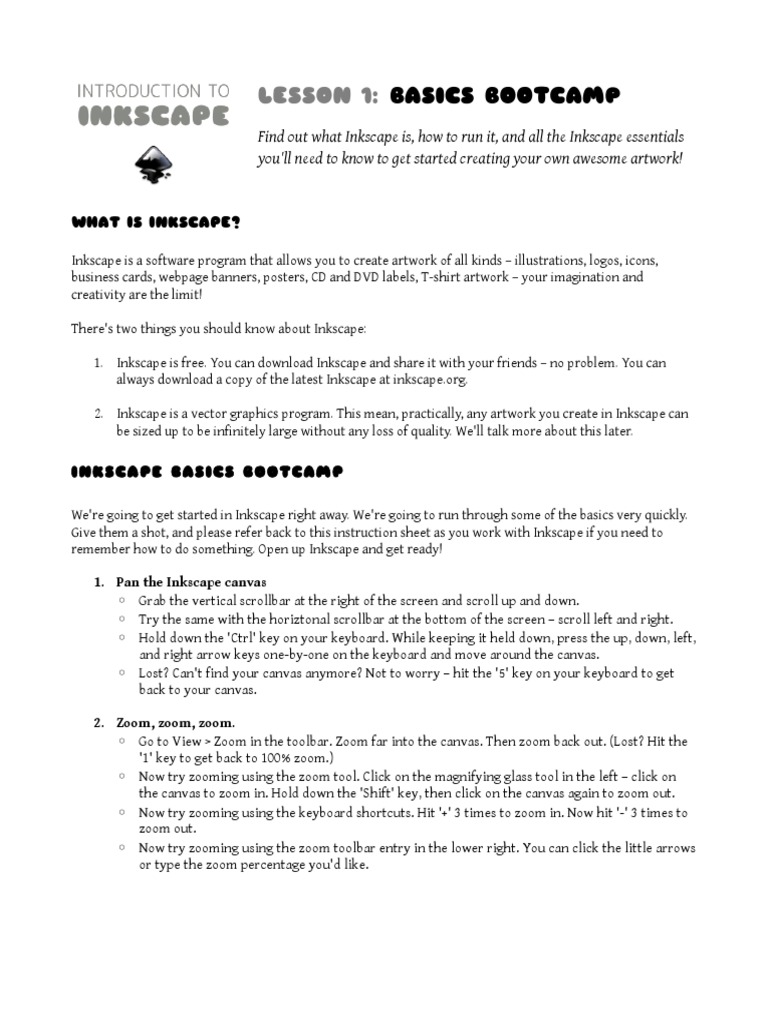 Inkscape Lesson 1 Interface And Basic Drawing Theme L vrogue.co