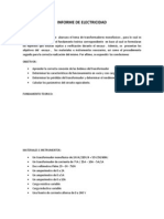 Informe Transformador Monofasico