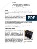 Amplificador de Audio de 60W PDF