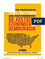 Construyendo Un Movimiento de Justicia Economica y Democracia