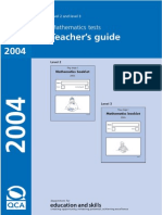 2004 Maths Key Stage 1 Paper Teacher Guide and Oral