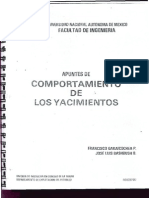 Apuntes de Comportamiento de Los Yacimientos-Francisco Garaicochea P.