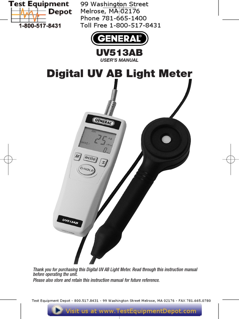 Uv Ab Light Meter Mode (Statistics) Ultraviolet
