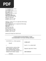 CAO Group v. Sybron Dental Specialities Et. Al.