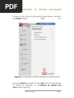 Configuração Intervalos para geração de Backups e Quantidades de Backups