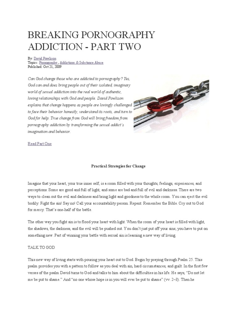 Breaking Pornography Addiction Download Free PDF Society Leisure