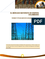 El Mercado Mayorista de Energia Colombiano