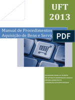 Manual de Aquisição de Bens e Serviços - UFT