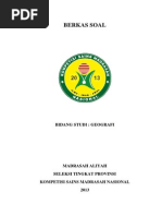 Download Soal Ksm Propinsi 2013 Ma Geografi by syukuraji SN205515489 doc pdf