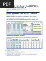 Controle de Hora Extra