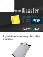 Xtium Guide For Successful Disaster Recovery Testing