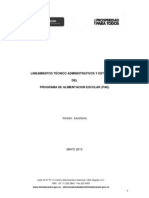 LINEAMIENTOS PAE - Articles-325238 Archivo PDF Lineamientos Tecnicos