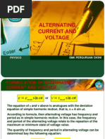 Alternating Current Formula Sheet Class12 | PDF
