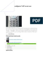Cómo Puedo Configurar VoIP en Mi Casa