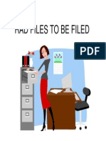 Training Files To Be Filed