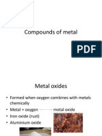 Compounds of Metal