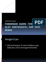 Pandangan Agama Terhadap Alat Kontrasepsi Dan Seks Bebas