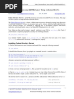 Download Fedora Directory LDAP Server Setup  Configuration on Linux HowTo v10 by Kefa Rabah SN20555511 doc pdf