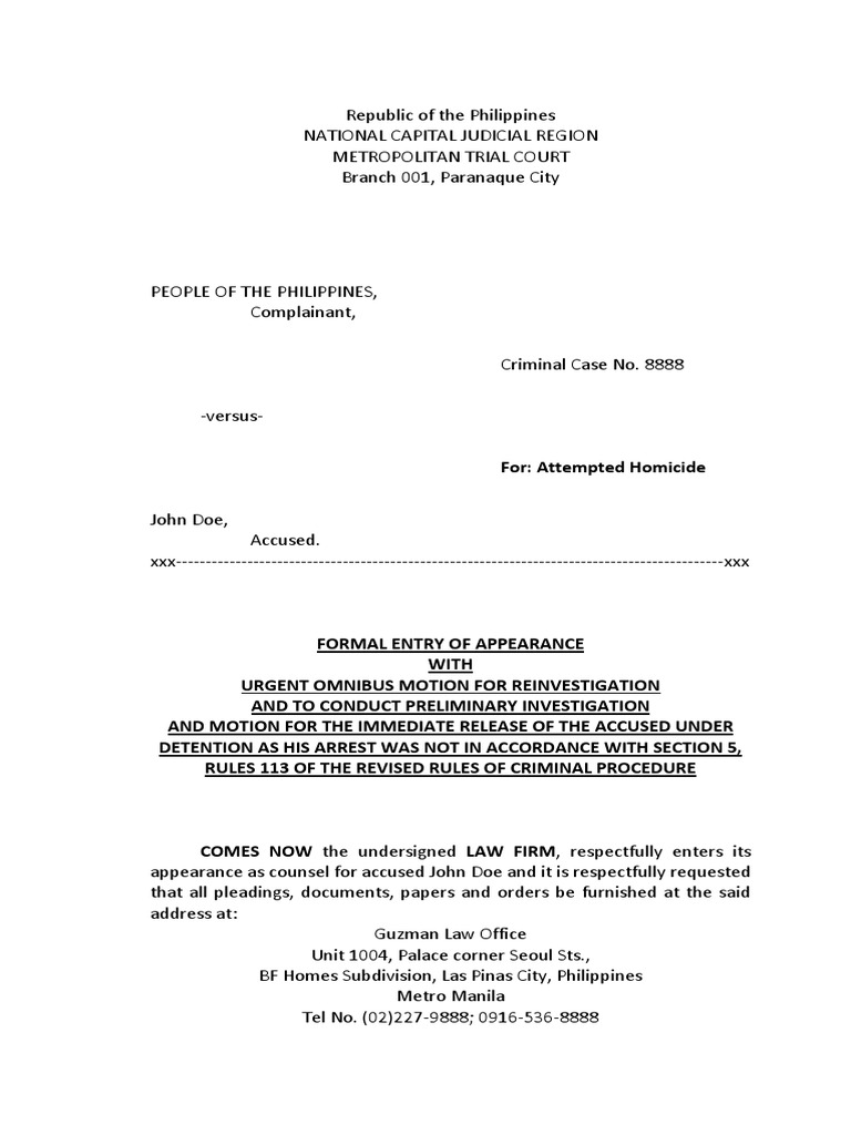 sample of pleadings Criminal Procedure In South Africa Pleading