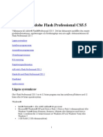 Viktigt Om Flash Professional CS5.5