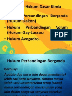 Hukum Dasar Kimia