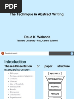 Presentasi TOT Abstract Writing