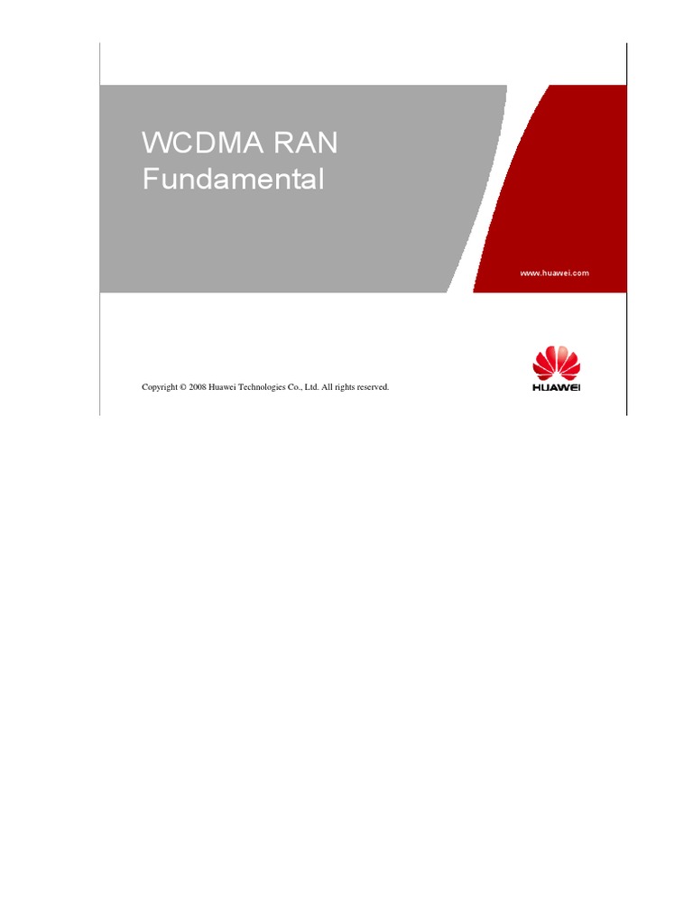 Huwaei 3G RF | PDF | Channel Access Method | Cellular Network