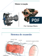 Sistema de exaustão de motores à reação