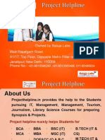 BSC(IT) Synopsis and Projects Presentation
