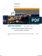 WIG Newsletter - Mart 2012