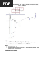 água fria - dimensionamento coluna de distribuição